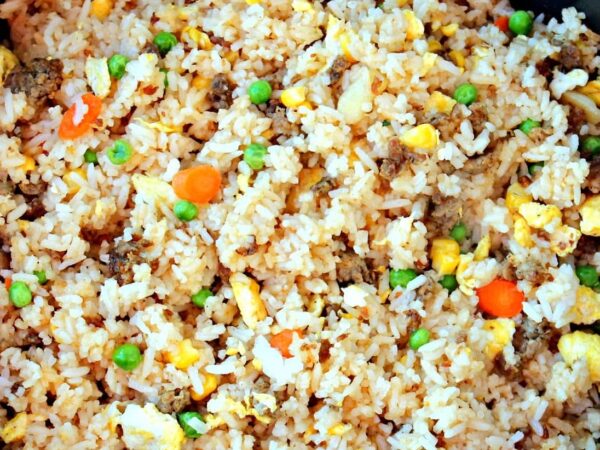 Loaded Sausage Fried Rice Bowl